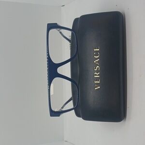 NWT RX-ABLE VERSACE EYEGLASS FRAMES 3326 BLUE/SILVER